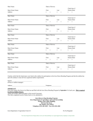 Form S-3 Stallion Status Report - Iowa, Page 2
