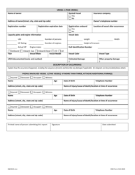 DNR Form 542-0049 Vessel Occurrence Operator&#039;s Report Form - Iowa, Page 2