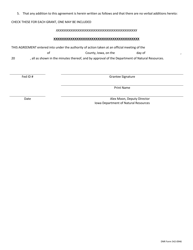 DNR Form 542-0964 Water Recreation Access Cost-Share Program Project Application - Iowa, Page 5