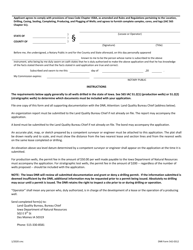 DNR Form 542-0312 Application for Permit to Drill or Deepen an Oil, Gas, Metallic Minerals Production Well, or to Drill a Stratigraphic Test Well in the State of Iowa - Iowa, Page 2