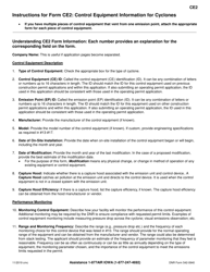 Form CE2 (DNR Form 542-0940) Control Equipment Information for Cyclones - Iowa, Page 2