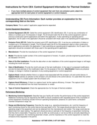 Form CE4 (DNR Form 542-0942) Control Equipment Information for Thermal Oxidation - Iowa, Page 2