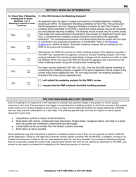 Form MD (DNR Form 542-0948) Non-psd Modeling Determination Form - Iowa, Page 2