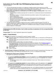 Form MD (DNR Form 542-0948) Non-psd Modeling Determination Form - Iowa, Page 3