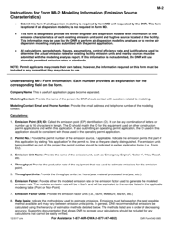 Form MI-2 (DNR Form 542-0950) Modeling Information (Emission Source Characteristics) - Iowa, Page 4