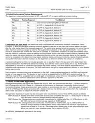 DNR Form 542-0954 Air Quality Construction Permit for a Concrete Batch Plant - Iowa, Page 9