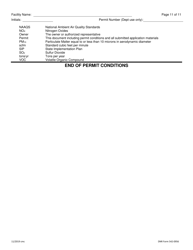 DNR Form 542-0955 Air Quality Construction Permit for a Group 2 Grain Elevator - Iowa, Page 11