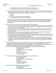 DNR Form 542-0955 Air Quality Construction Permit for a Group 2 Grain Elevator - Iowa, Page 6