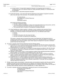 DNR Form 542-0953 Air Quality Construction Permit for a Hot Mix Asphalt Plant - Iowa, Page 7