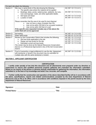 DNR Form 542-1590 Land Application of Solid Waste, Additional Sites - Iowa, Page 2