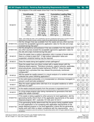 DNR Form 542-0363 Land Application (Lan) Inspection Form - Iowa, Page 2