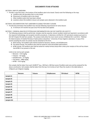 DNR Form 542-8160 Single Use Landfarm Early Closure Form - Iowa, Page 3