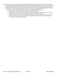 DNR Form 542-8128 Petroleum Contaminated Soil Landfarming and Storage Notification Form - Iowa, Page 5