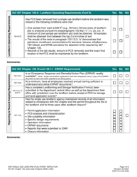 DNR Form 542-0362 Single Use Landfarm (PCS) Permit Inspection Form - Iowa, Page 4