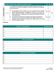 DNR Form 542-0362 Single Use Landfarm (PCS) Permit Inspection Form - Iowa, Page 5