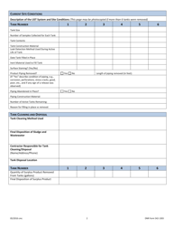 DNR Form 542-1303 Ust Closure Report - Filling in Place - Iowa, Page 2