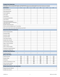 DNR Form 542-1306 Ust Closure Report - Tank and Piping Removal - Iowa, Page 2