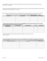 DNR Form 542-0090 Underground Storage Tank Professional Licensing - Individual - Iowa, Page 2