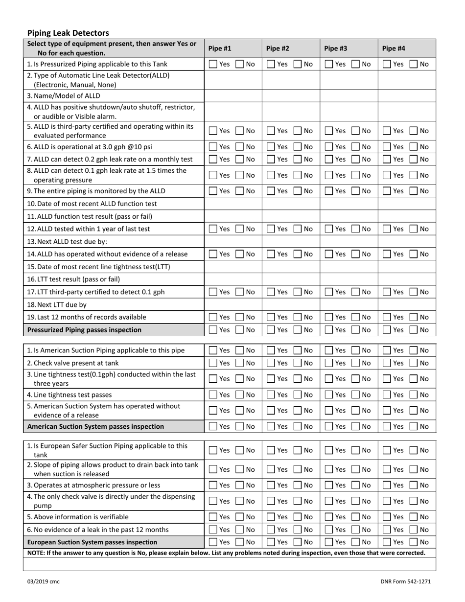 DNR Form 542-1271 Compliance Inspection Field Notes - Iowa, Page 10