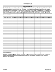 DNR Form 542-0165 Tier 1 Report Leaking Underground Storage Tank Site Assessment - Iowa, Page 7