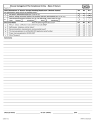 DNR Form 542-8120 Manure Management Plan Compliance Review - Sales of Manure - Iowa, Page 2