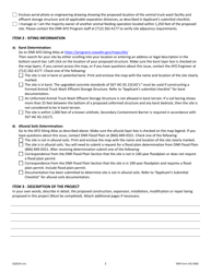 DNR Form 542-0982 Construction Permit Application Form Animal Truck Wash Facility - Iowa, Page 2