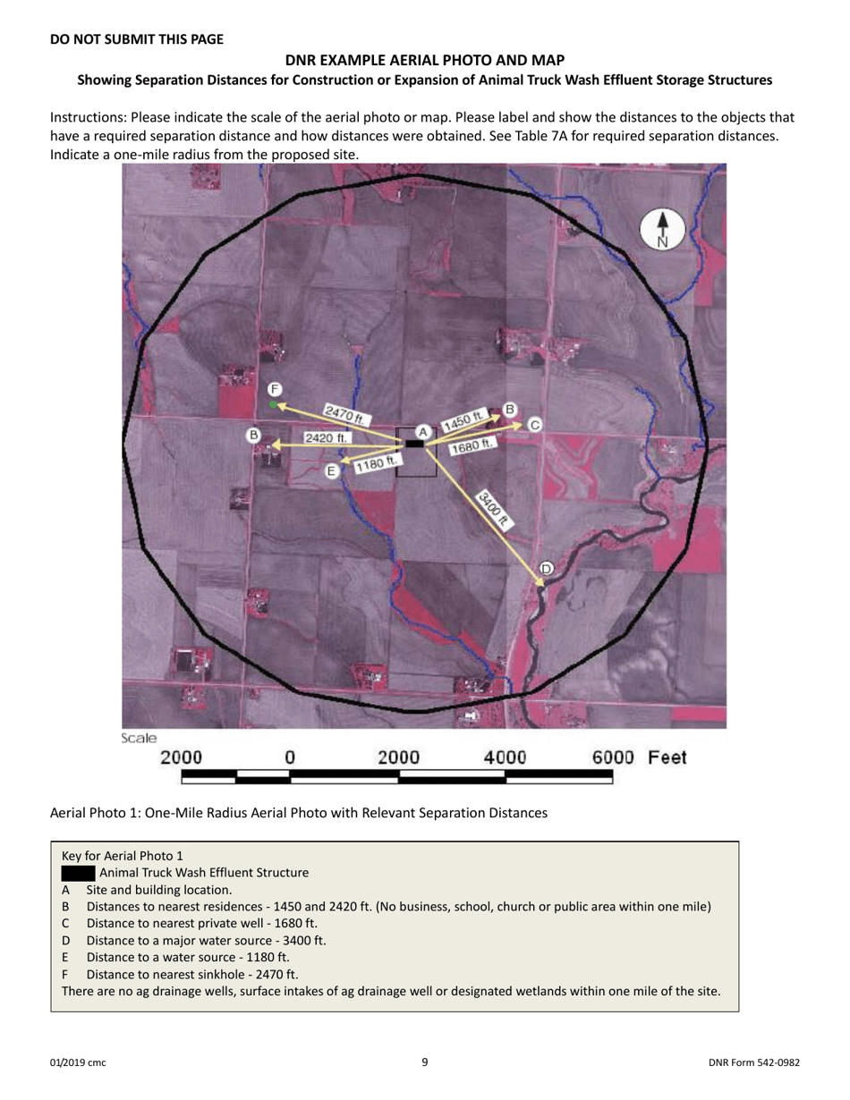 DNR Form 542-0982 Construction Permit Application Form Animal Truck Wash Facility - Iowa, Page 9
