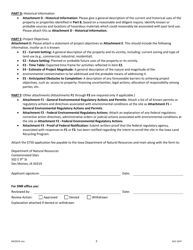 DNR Form 542-1547 Land Recycling Program Enrollment Application - Iowa, Page 2