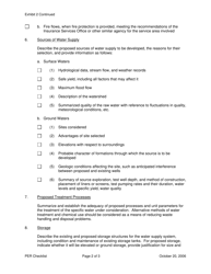 Exhibit 2 Water Supply Preliminary Engineering Report Checklist - Iowa, Page 2