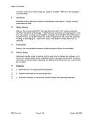 Exhibit 2 Water Supply Preliminary Engineering Report Checklist - Iowa, Page 3