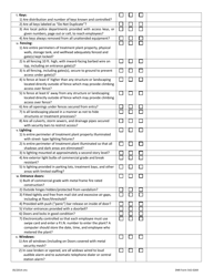 DNR Form 542-0269 Iowa DNR Public Water System Security Inspection Check List - Iowa, Page 2