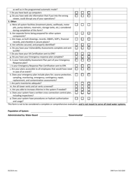 DNR Form 542-0269 Iowa DNR Public Water System Security Inspection Check List - Iowa, Page 5