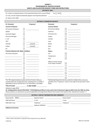 DNR Form 542-0106 Exhibit 3 Waste Load Allocation Request Form - Iowa, Page 2