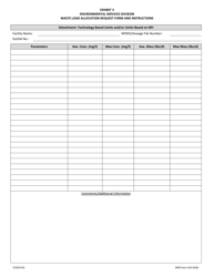 DNR Form 542-0106 Exhibit 3 Waste Load Allocation Request Form - Iowa, Page 3