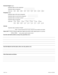 DNR Form 542-0394 Lake/Pond/Wetland Assessment - Iowa, Page 2