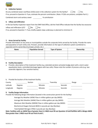 Form 30 (DNR Form 542-3220A) Part A Npdes Permit Application - Basic Application Information for Municipal and Semi-public Facilities - Iowa, Page 2