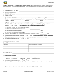 Form 30 (DNR Form 542-3220A) Part A Npdes Permit Application - Basic Application Information for Municipal and Semi-public Facilities - Iowa, Page 6