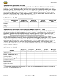 Form 30 (DNR Form 542-3220A) Part A Npdes Permit Application - Basic Application Information for Municipal and Semi-public Facilities - Iowa, Page 7