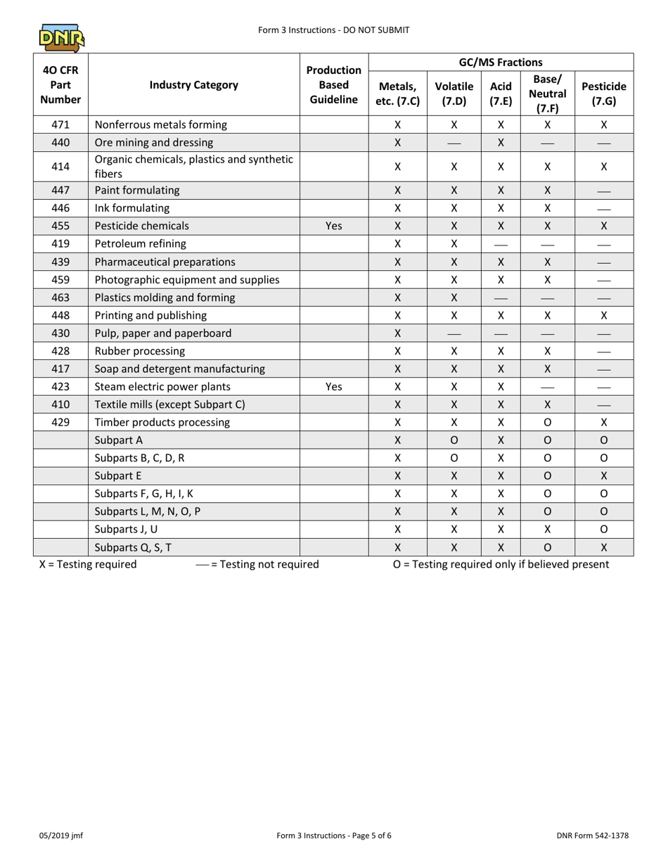 DNR Form 3 Npdes Permit Application Form for Industrial Facilities That Discharge Process Wastewater (Existing) - Iowa, Page 20