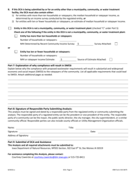 DNR Form 542-0679 Disadvantaged Community Analysis - Iowa, Page 3