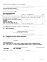 DNR Form 542-1247 Disadvantaged Unsewered Community Matrix - Iowa, Page 2