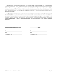 Standard Addendum to Equipment Rental Agreement - Iowa, Page 2