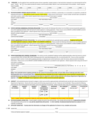Pesticide Business License Application - Kansas, Page 2