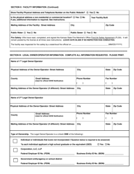 Form CCL.201 Application for a Licensed Day Care Home or Licensed Group Day Care Home - Kansas, Page 2