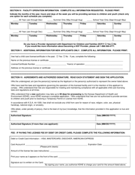 Form CCL.201 Application for a Licensed Day Care Home or Licensed Group Day Care Home - Kansas, Page 3