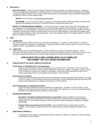 Instructions for Form CCL.801 Application for a School Age Drop-In Program - Kansas, Page 2