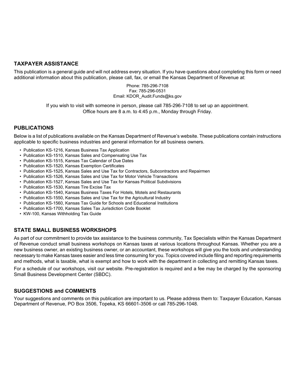 Form ST-21PEC Sales and Use Tax Refund Application for Use by Pec Entities - Kansas, Page 8