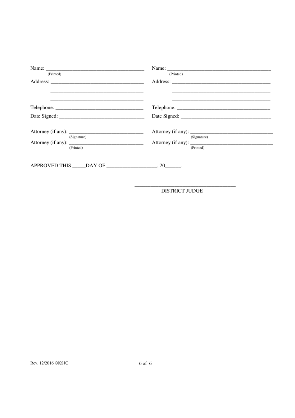 Kansas Parenting Plan - Fill Out, Sign Online and Download PDF ...