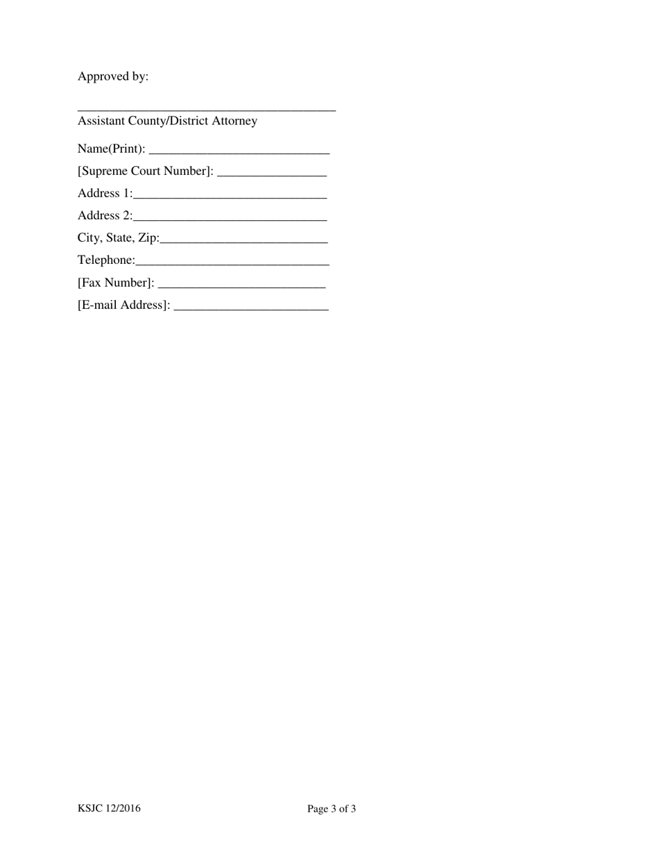 Order Denying Expungement - Kansas, Page 3