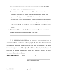 Order for Expungement - Kansas, Page 4